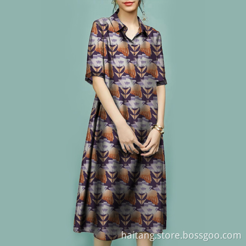 Woven Fabric Microfiber Fabric Digital Printing Fabric Retro